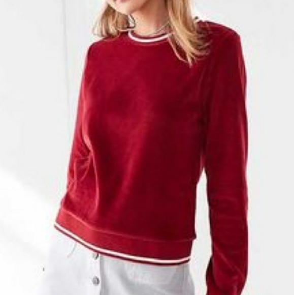 BDG Tops - BDG penelope super soft velour pullover top